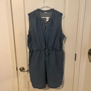 Sleeveless Chambray Dress from Gap